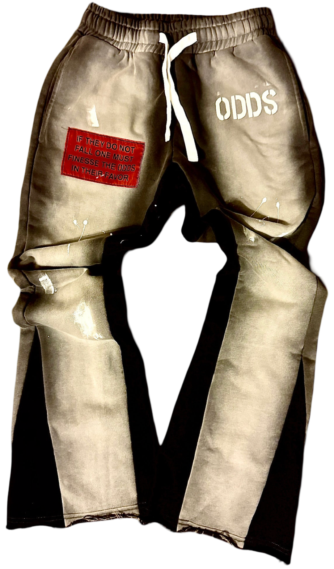 FINESSE THE “ODDS” FLARED SWEATPANTS