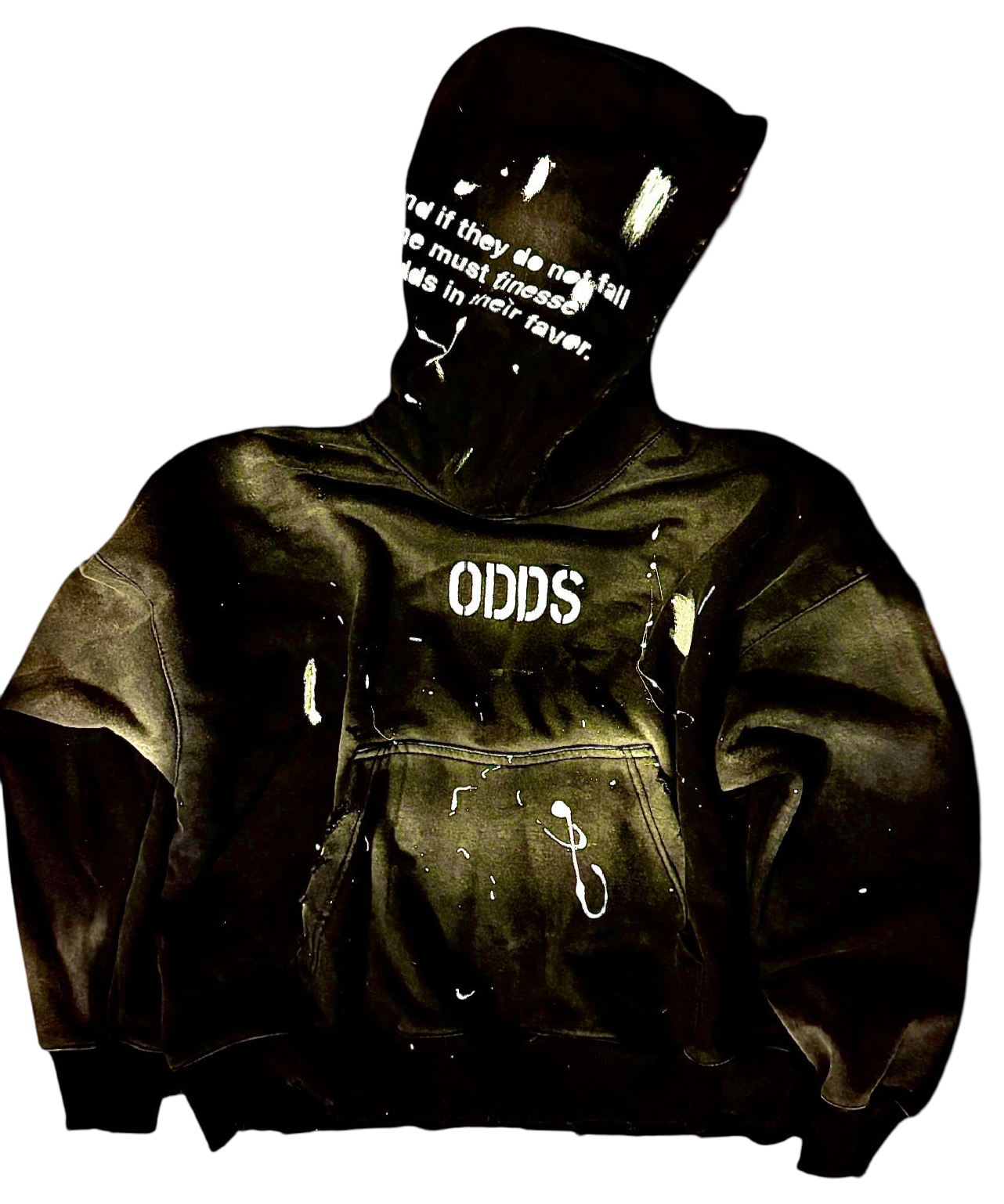 FINESSE THE “ODDS” CROPPED HOODIE
